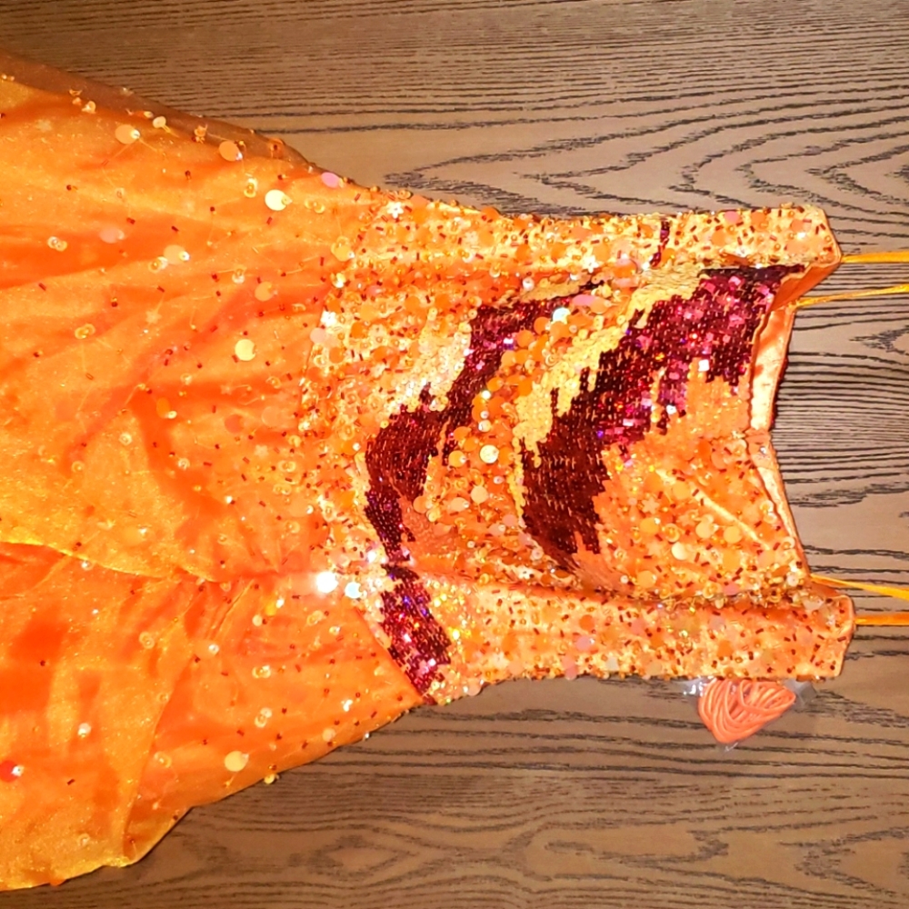 Orange dress